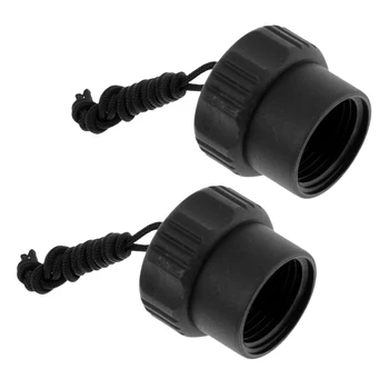 

Pack of 2 Replacement Scuba Diving Dive DIN Tank Valve Dust Plug Protection Screw Cap Gear Kit Accessories