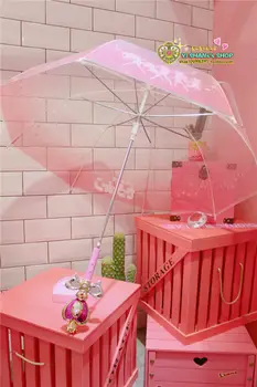 

Limited Japan Anime Sailor Moon Cute Magic Stick Cosplay Long Handle Umbrella Tsukino Usagi Women Girls Gift