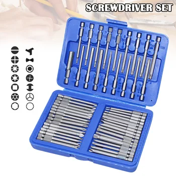 

2019 New 50 Pcs Lengthen Screwdriver Batch Head Batch Nozzle Sleeve U-shaped Cross Word Plum Head L9