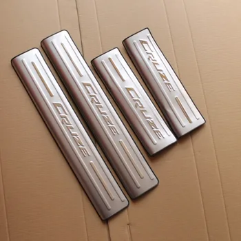 

stainless steel Scuff Plate/Door Sill Door Sills Pedal Protector For 2015-2017 Chevrolet Cruze
