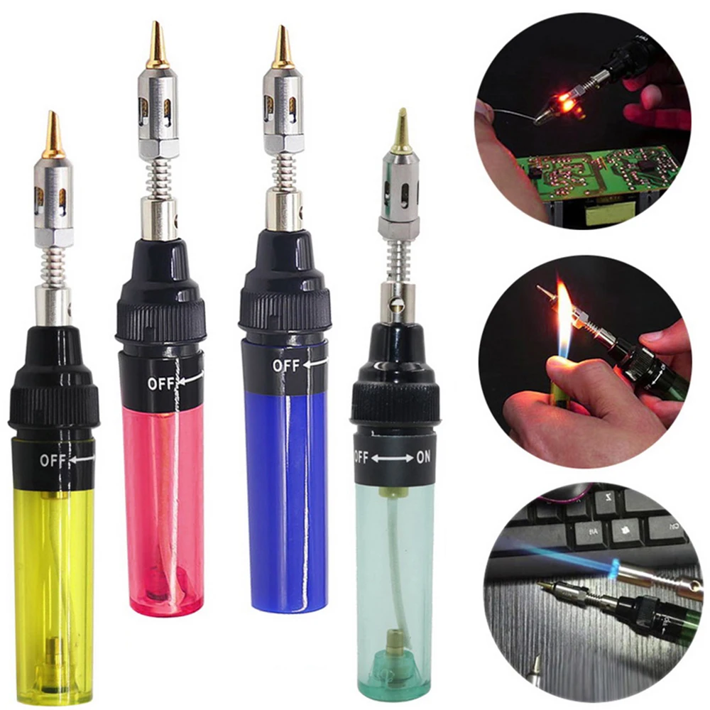 

Portable 1300 Celsius Multifunction Adjustable Temperature Cordless Welding Pen Butane Gas Soldering Iron Welding Soldering Iron