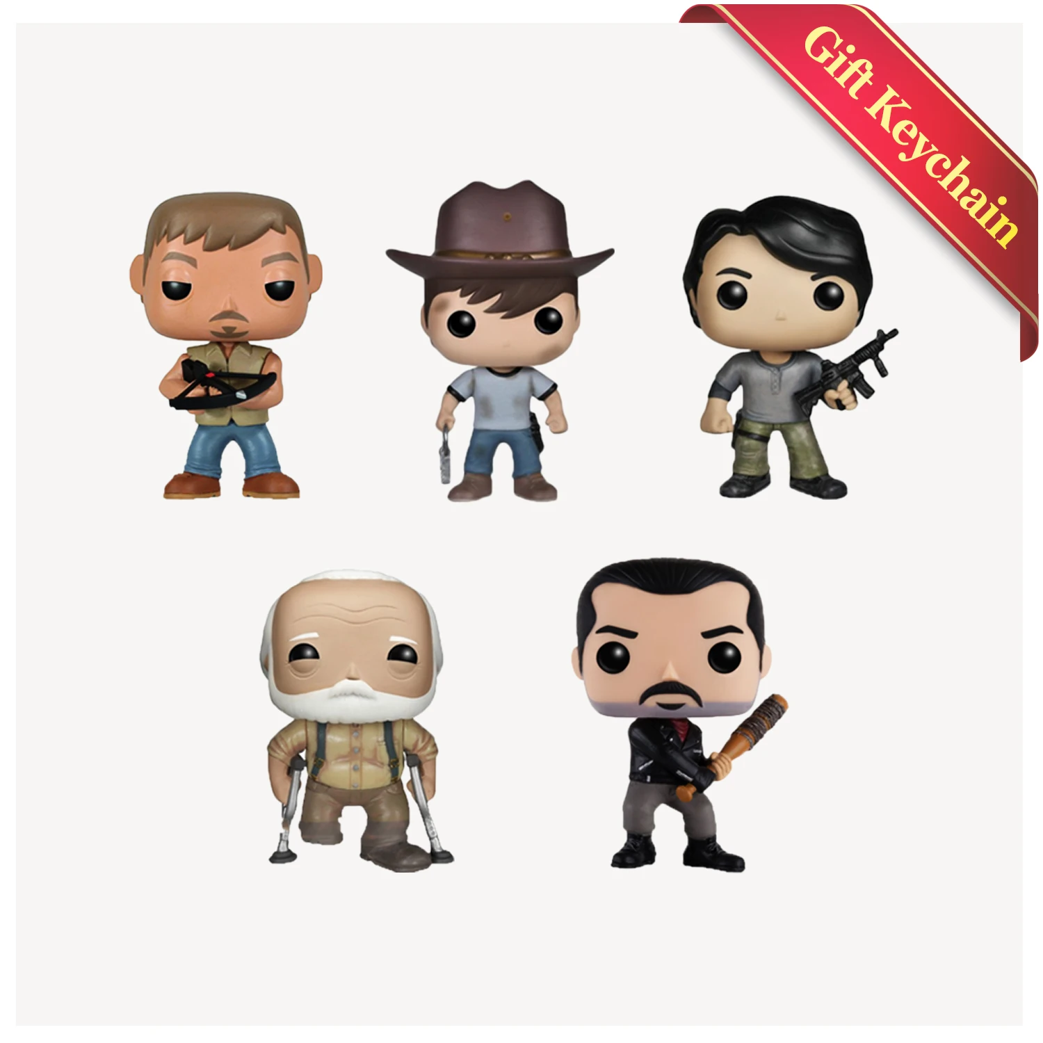 

FUNKO POP The Walking Dead Action Figure Vinyl Dolls TV Series Negan Daryl Carl Collection Model Toys Gift for adult