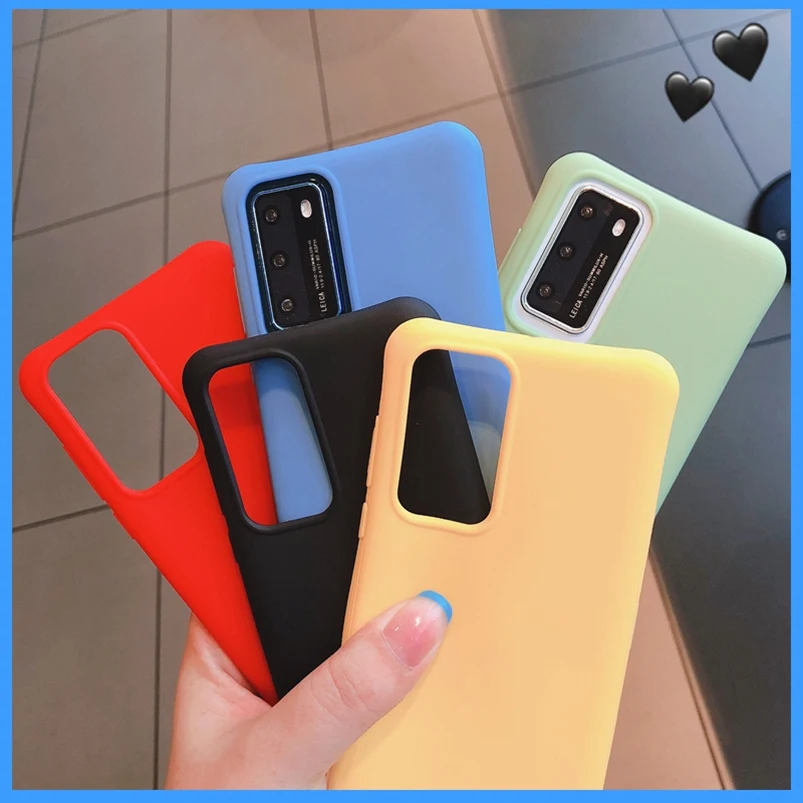 Мягкий чехол для Huawei P40 Pro P20 P30 Lite Nova 7i 6 se 5 4 Huwei Mate 20 30 Honor 8x 9x телефона|Бамперы| |