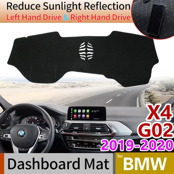 

for BMW X4 G02 2019 2020 Anti-Slip Anti-UV Mat Dashboard Cover Pad Sun Shade Dashmat Protect Carpet Accessories Buffer Cushion