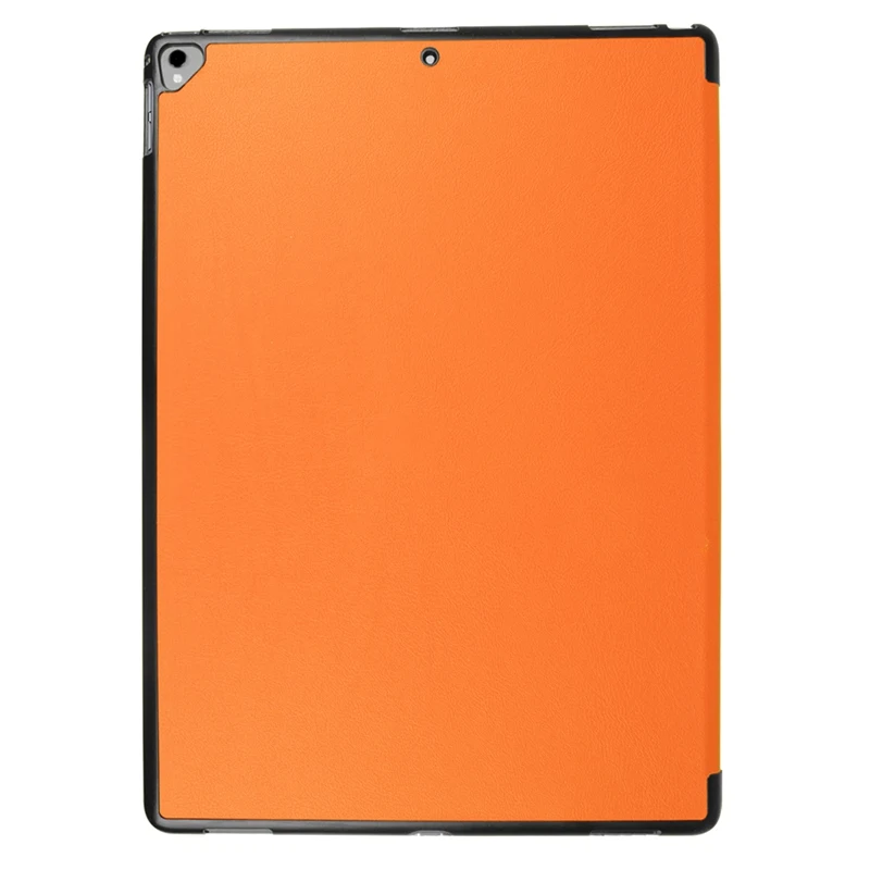 Оранжевый Для iPad Pro 12,9 / чехол-карандаш, Tri-складной роскошный Тонкий Магнитный чехол из искусственной кожи для планшета с откидной крышкой - Цвет: Оранжевый
