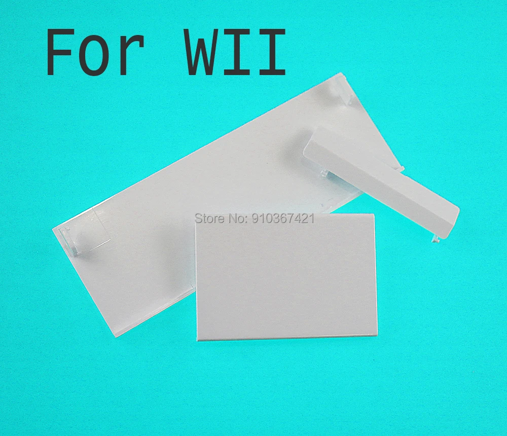 10Set Di Plastica Memory Card Door Slot Cover Controller Door Cover 3 In 1 Gusci Protettivi Coperchi Di Ricambio Per Nintend Wii Game