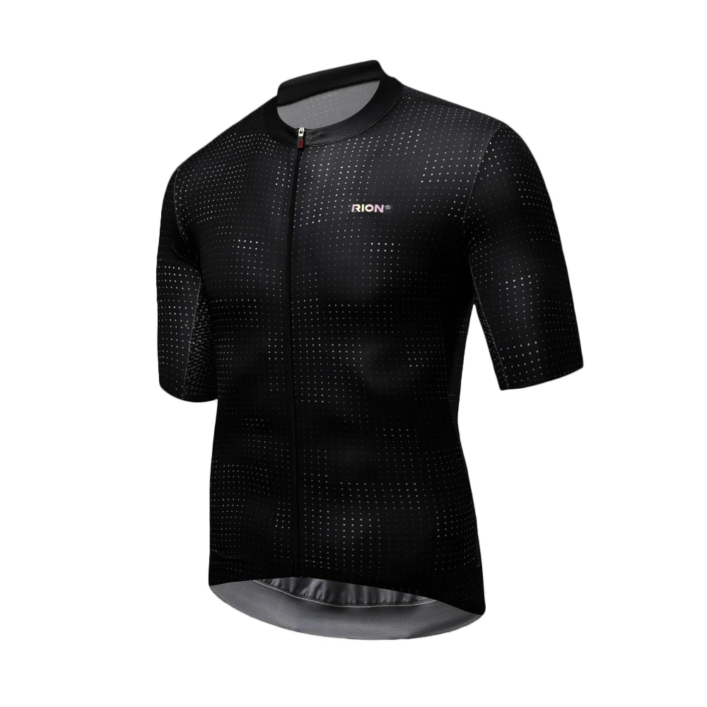 RION Men Cycling Jersey 2021 Short Sleeve MTB Road Bike Jersey Stripes Breathable Mountain Bicycle Jersey Maillot Ciclismo