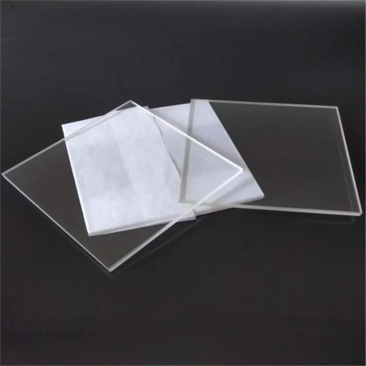 Polishing Clear Quartz Glass Plate 200*200*3mm Quartz Sheet Physics