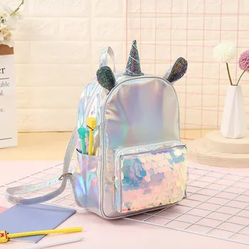 

2019 Sequins Backpack Women/girl School Bags for Teenage Girls Backpack Cute/Unicorn Kids