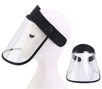 

Outdoor Epidemic Protection Hat Adjustable Face Shield Anti-Spitting Protective Hat Face Cover Summer Fisherman Hat Visor Hat