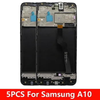 

5pcs/Lot LCD For Samsung Galaxy A10 A105 A105F SM-A105F LCD Display Touch Screen replacement Digitizer Assembly with Frame