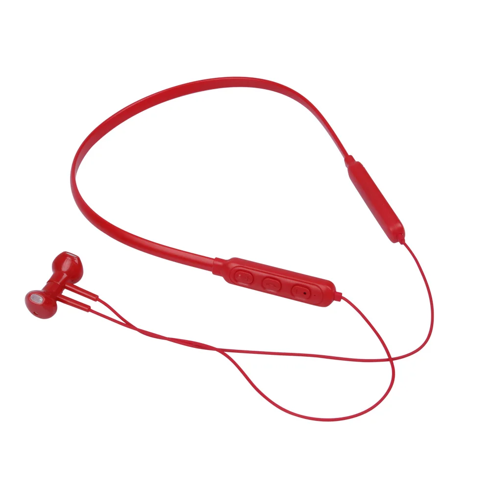 Bluetooth 5 0 проводные наушники с шейным креплением спортивные двухканальные