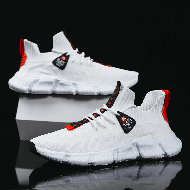 YWYGMZ-Zapatos informales para hombre ligeros y transpirables, zapatillas De tendencia con cordones, cómodos, para caminar