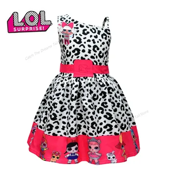 

LOL Surprise Doll Cartoon Children's Clothing Girl Dress Little Girl Camisole Princess Dress Party Costume