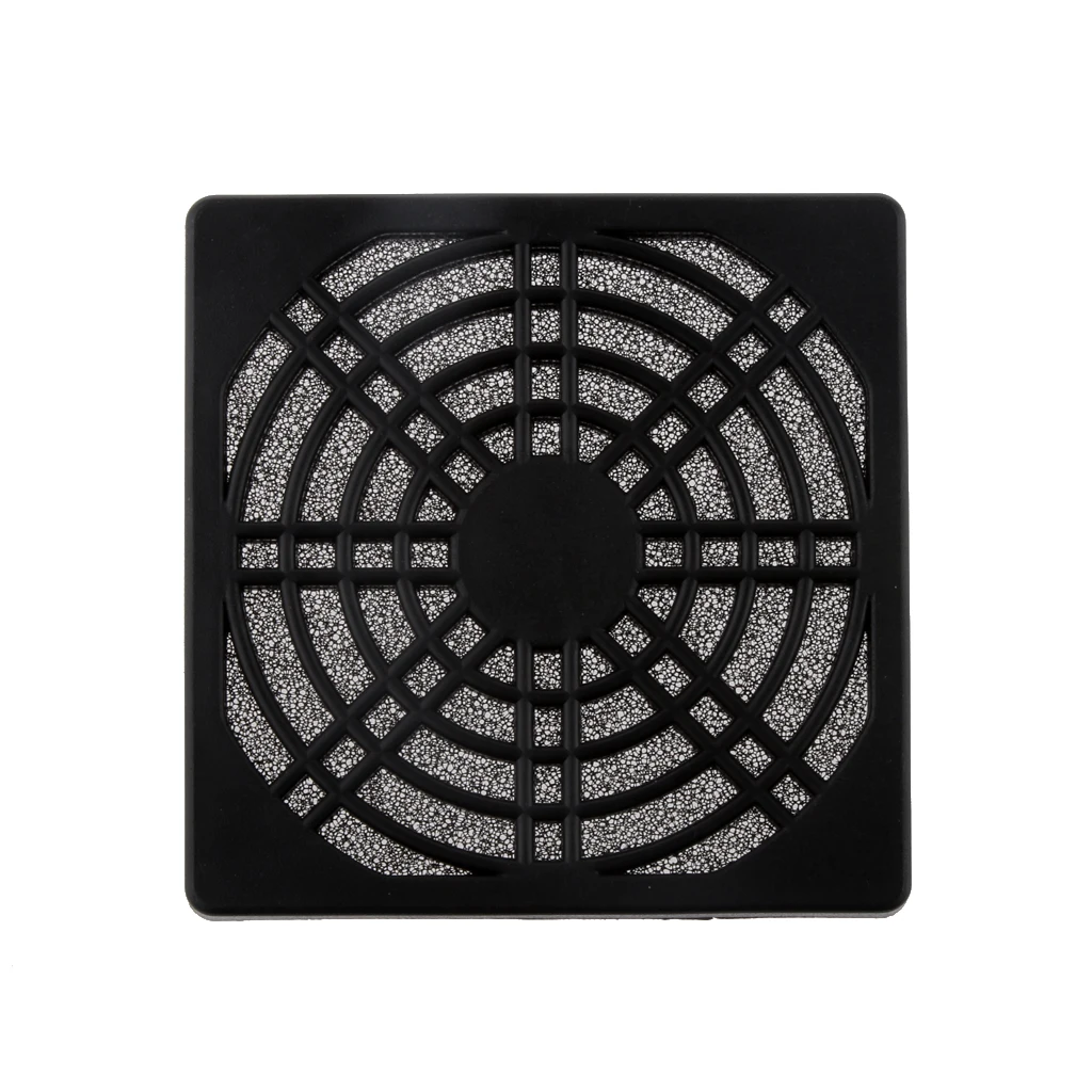 8cm Axial Fan Dust Cooling Filter Guard Grill Protector Case for Bolier PC Computer