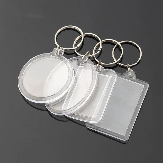 Plastic Keychain Key Tags Label  Split Ring Plastic Labels Keys - 30/50pcs  Keychain - Aliexpress