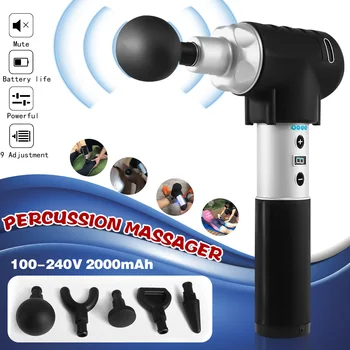 

SPZ Professional Cordless Massage Guns Noiseless Massager 24V Lithium Muscle Relaxation Body Vibrating Mass Body Relaxing