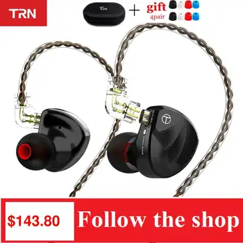 

TRN BA8 16BA Driver Unit In Ear Earphone 18 Balanced Amarture HIFI DJ Monitor Earphone Earbuds With QDC Cable TRN VX V90 BT20S