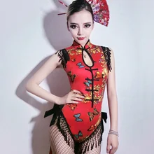 Джазовый костюм, комбинезон, современный танцевальный костюм, восточный женский певец, сексуальная голографическая Женская одежда, боди для ночного клуба