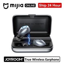 Joyroom T07 TWS наушники Bluetooth 5,0 беспроводные стерео наушники-вкладыши водонепроницаемый 2500 мАч Внешний аккумулятор алюминиевый чехол с микрофоном