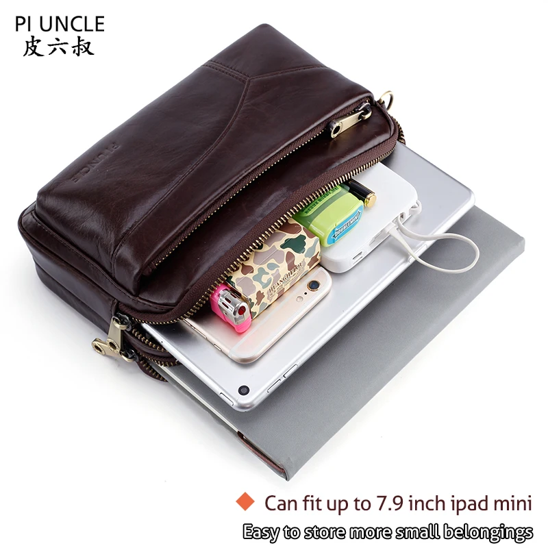 Men Vintage Cowhide Money Purse Business Long Wallet Clutch Bags Mobile Phone Case Cigarette Cell Phone Pouch Male Handy Bag