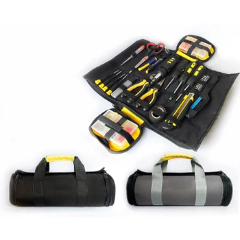 

Electrician Tool Bag Organizer Tool Kit Carry Bag Rolled Plier Woodworking Portable Large Capacity Bags Multifunction