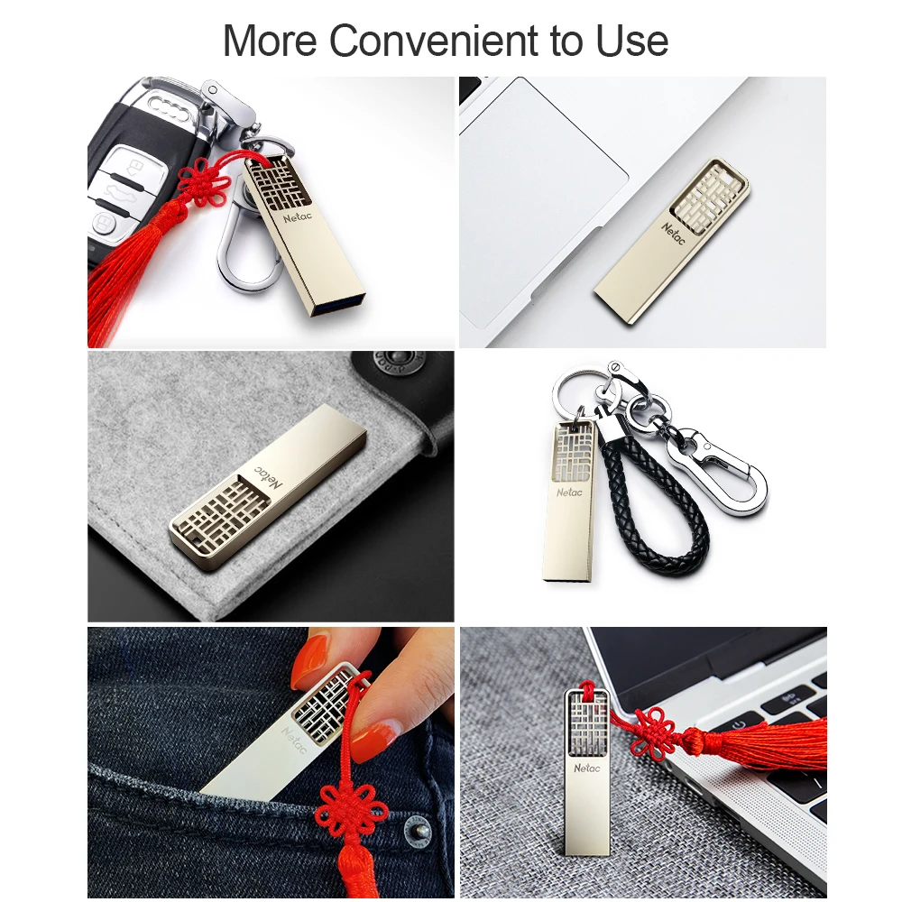 Netac USB флеш накопитель 16 ГБ 32 водонепроницаемый карта памяти диск Cle Pendrive 64 Гб USB2.0