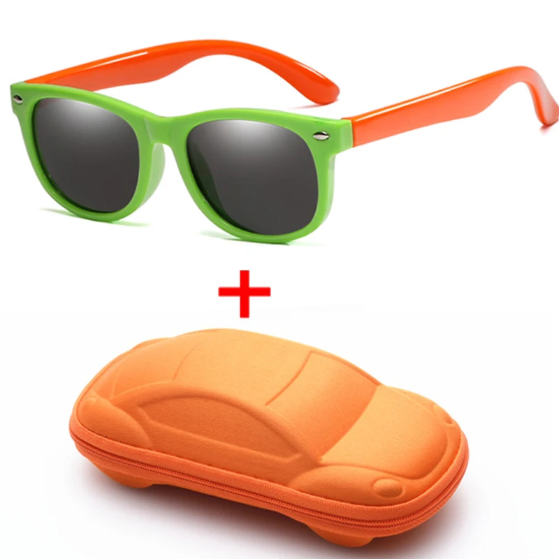 Children Polarized Sunglasses Kids Sun Glasses UV400 Eyewear With Case