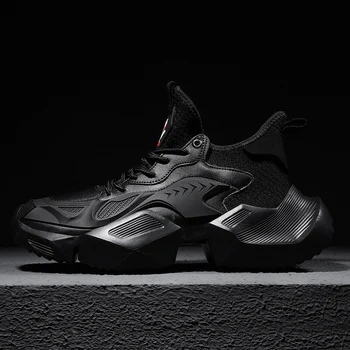 

Men Chunky Shoes Quality Microfiber Breathable Casual Dad Shoes Lace Up Outdoor Men Sneakers Male Shoes Adult zapatos de hombre