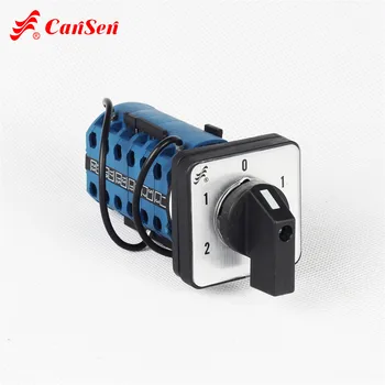 

LW26-20 Customized Dahlander Switch 2-speed forward-reverse cam switch, 2-1-0-1-2