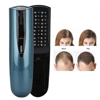 

Hair Care Brush Electric Vibration Massage Serum Import Hair Growth Comb Anti Hair Loss Head Therapy Nourishing Hairbrush Tool