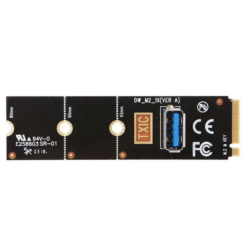 M.2 Ngff к Usb3.0 Pci E Riser Card M2 слот расширитель адаптер для Btc/Eth Mining|Платы расширения| |