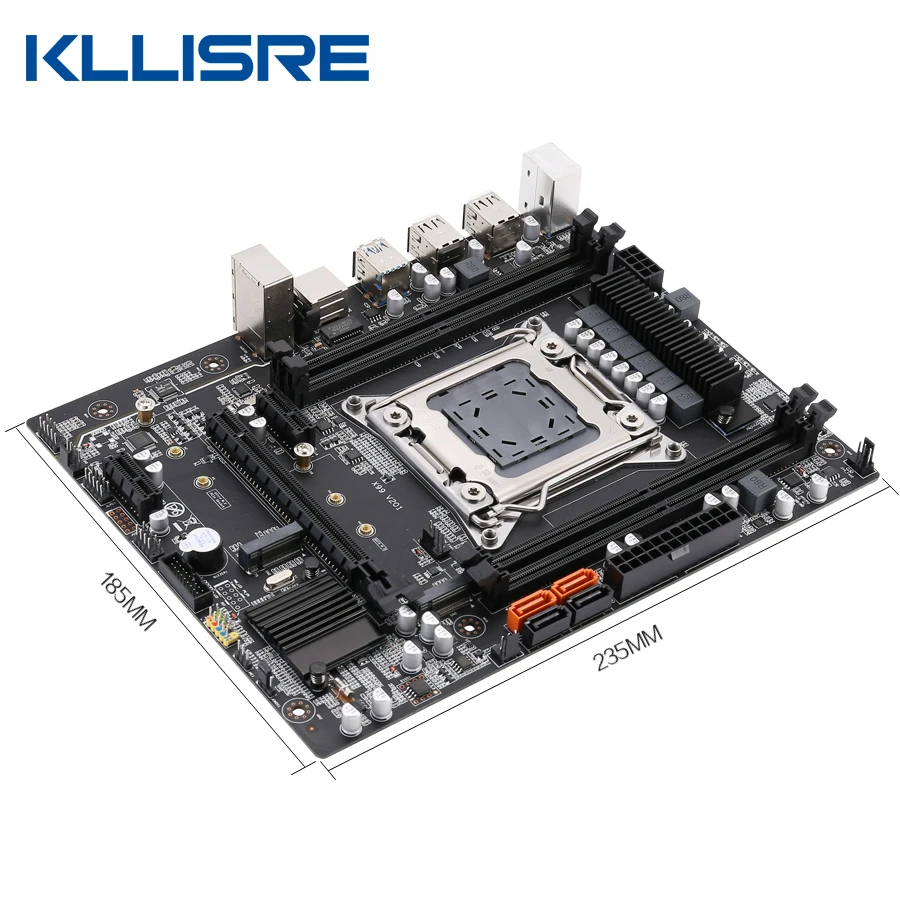 Материнская плата Kllisre X99 LGA 2011 3 NVME SATA M.2 слот Поддержка двухканального DDR4 ECC SATA3.0
