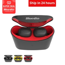 Bluedio T-Elf Mini Tws Earbud Bluetooth 5.0 Olahraga Headset Nirkabel Earphone dengan Pengisian Kotak untuk Ponsel(China)