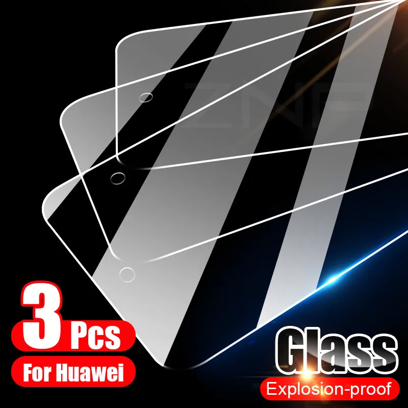 3 pçs cobertura completa de vidro temperado para huawei p30 p40 p20 lite pro p smart 2019 protetor de tela para huawei companheiro 20 30 10 lite vidro