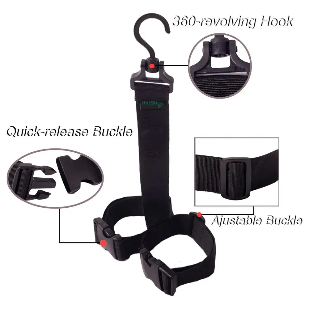 NeyGu Adjustable Fishing Wader Boots/Rain Boots Hanger for Drying and Storage,2 size available