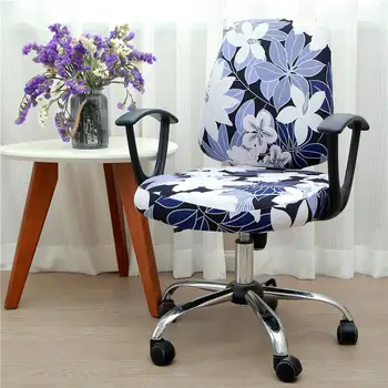 

35 Printing Office Split Chair Cover Rotating Removable High Elastic Chair Seat Cover Modern Slipcover housse de chaise New