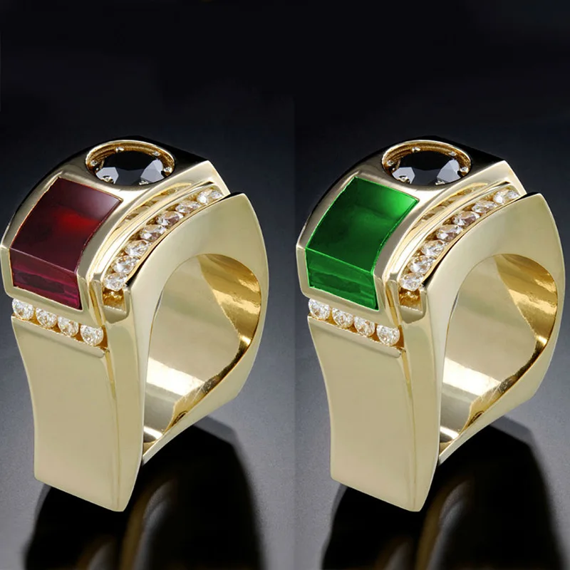 Luxury 14k Yellow Gold Color Geometric Gemstone Rings for Women Unique Design Epoxy Wedding Engagement Rings Jewelry Gift Luxury 14k Yellow Gold Color Geometric Gemstone Rings for Women Unique Design Epoxy Wedding Engagement Rings Jewelry Gift