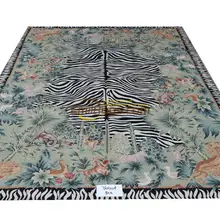 Шерсть французский Обюссон ковер Античная Тонкая шелковая ткань дорожка модные Гостиная Крытый Восточный