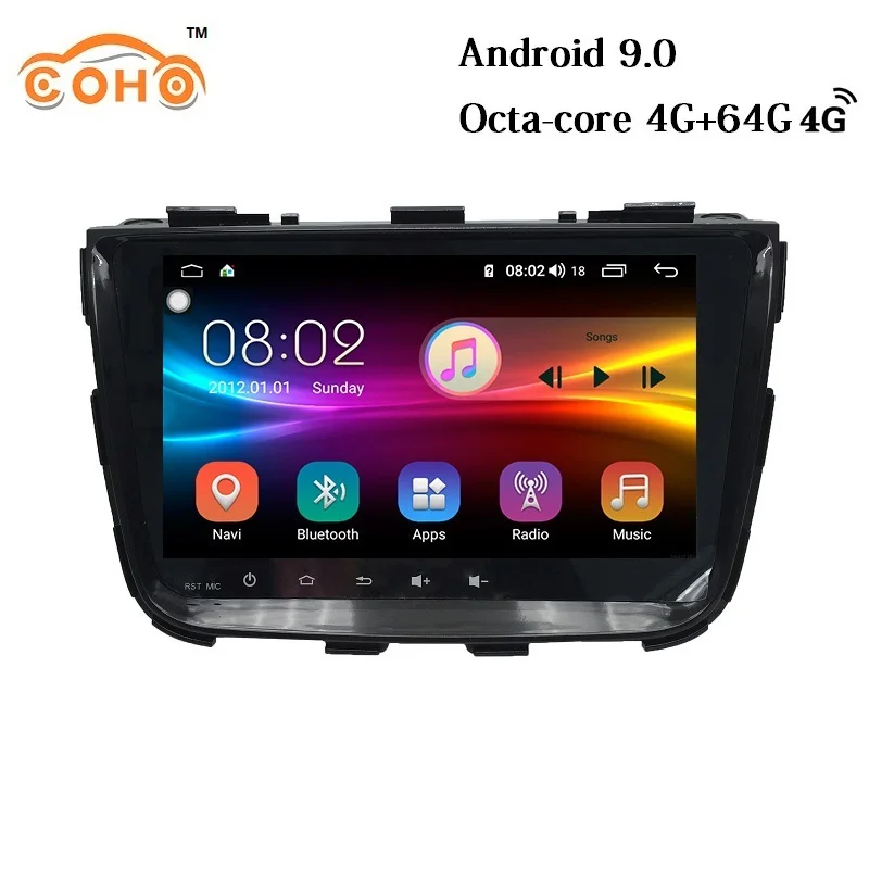 

Sorento Android 9.0 8-core Car Radio Audio 1 din Multimedia Video Player Navigation GPS for KIA Sorento 2013