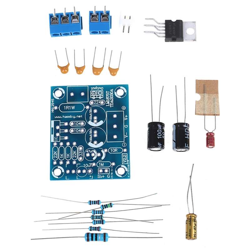 LM1875T PCB моно бум уровень мощности 30 Вт усилитель плата динамика производство DIY