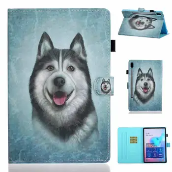 

Cartoon Tablet Protect Case For Samsung Galaxy Tab S6 10.5 inch 2019 SM-T860 SM-T865 Magnet Smart Shell Stand Cover Fundas+Pen