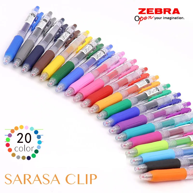1 шт. Япония Zebra SARASA клип серии сок цвет красочный пресс гелевая ручка JJ15 0 5 мм 20