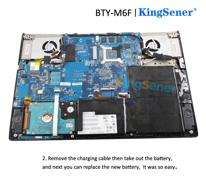  KingSener New BTY-M6F Laptop Battery For MSI GS60 MS-16H2 MS-16H4 2PL 6QE 2QE 2PE 2QC 2QD 6QC 6QC-2