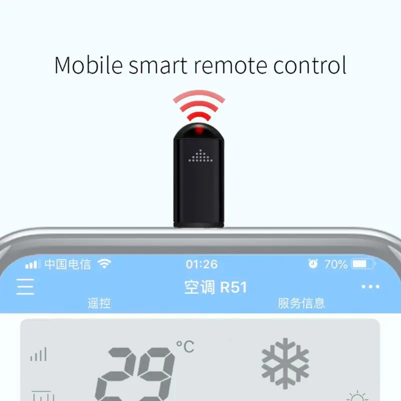 Для type C универсальный беспроводной многофункциональный пульт дистанционного управления Высокая совместимость телефон управление передатчик стабильный инфракрасный