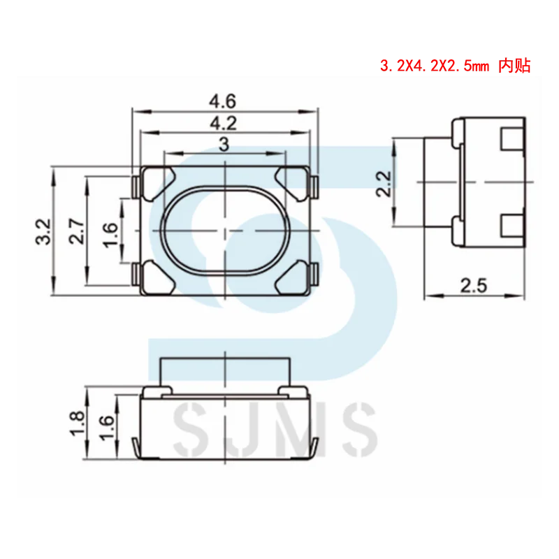 10 typ Tactile Push Button Touch Micro Schalter Tasten Schlüssel Komponente Paket Auto Fernbedienung Schlüssel Schalter 4*4*0,8 1,5 3*6*5 – Detail 9