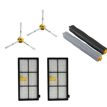 

Side Brush&Hepa Filters&Bristle Brush for Irobot Roomba 800 900 Series Cleaner