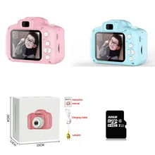 2 дюйма мини цифровой Камера игрушка Перезаряжаемые Камера фотографирования вне помещения, игрушки для детей, подарки