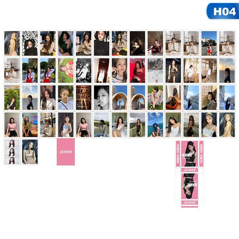 54 шт./компл. Kpop Blackpink Lomo карта Bangtan мальчики фотографии Открытка-приглашение картинки канцелярские принадлежности украшения подарки вентилятор