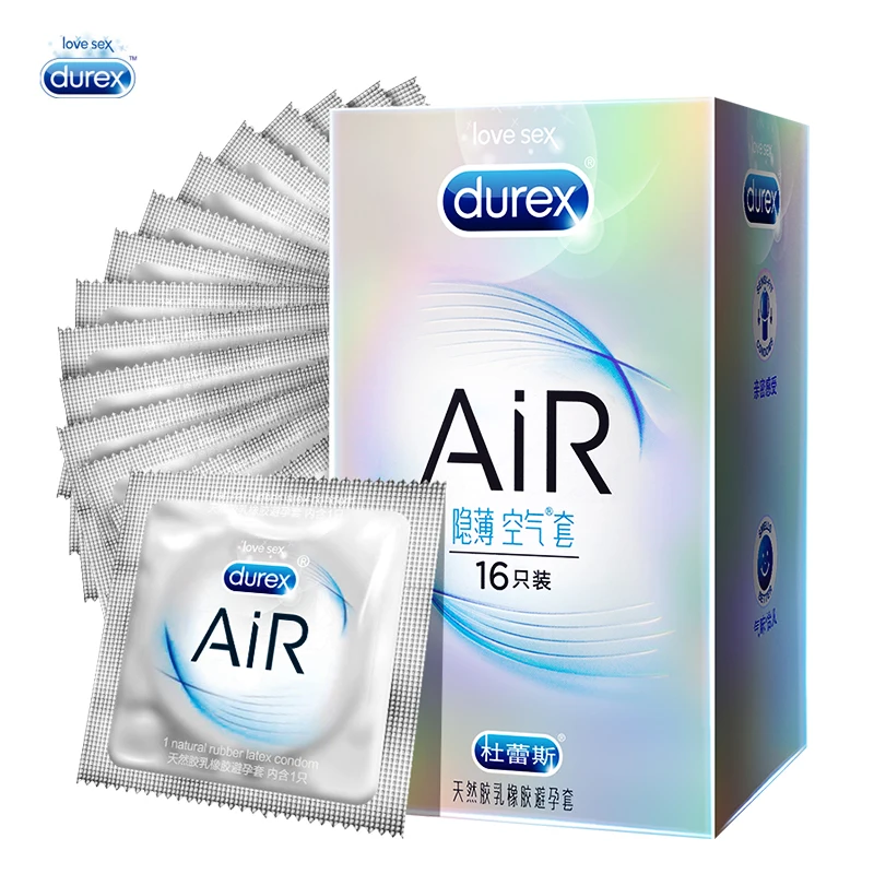 Презервативов Durex Air Невидимый ультра тонкий натуральный латекс дополнительные